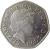 obverse of 50 Pence - Elizabeth II - 4'th Portrait (1998 - 2008) coin with KM# 991 from United Kingdom. Inscription: ELIZABETH · II · D · G REG · FD · 2001 IRB