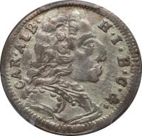 German States coin 3 Kreuzer - Karl Albert (1733 - 1737) obverse obverse of 3 Kreuzer - Karl Albert (1733 - 1737) coin with KM# 426 from German States. Inscription: CAR.ALB. H.I.R.C.&.