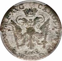 German States coin 4 Schilling - Karl VI (1725 - 1738) obverse obverse of 4 Schilling - Karl VI (1725 - 1738) coin with KM# 359 from German States.