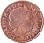 obverse of 1 Penny - Elizabeth II - 4'th Portrait (2008 - 2015) coin with KM# 1107 from United Kingdom. Inscription: ELIZABETH · II · D · G REG · F · D · 2010 IRB