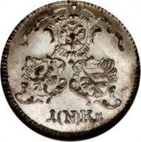 obverse of 1 Kreuzer (1773) coin with KM# 367 from German States. Inscription: 1773