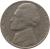 obverse of 5 Cents - Jefferson Nickel; 1'st Portrait (1938 - 2003) coin with KM# 192 from United States. Inscription: IN GOD WE TRUST LIBERTY * 2004 FS