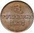 reverse of 3 Pfennige - Friedrich August II (1836 - 1837) coin with KM# 1136 from German States. Inscription: 3 PFENNIGE 1837 G