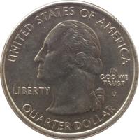 United States coin 1/4 Dollar - Hawaii - Washington Quarter (2008) obverse obverse of 1/4 Dollar - Hawaii - Washington Quarter (2008) coin with KM# 425 from United States. Inscription: UNITED STATES OF AMERICA LIBERTY D IN GOD WE TRUST QUARTER DOLLAR