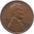 obverse of 1 Cent - Lincoln Wheat Cent (1909 - 1959) coin with KM# 132 from United States. Inscription: IN GOD WE TRUST LIBERTY 1925 D