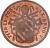 obverse of 5 Baiocchi - Pius IX (1850 - 1854) coin with KM# 1356 from Italian States. Inscription: PIVS · IX · PONT · MAX · ANNO · V ·