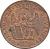 obverse of 3 Centesimi (1849) coin with KM# 808 from Italian States. Inscription: GOVERNO PROVVISORIO DI VENEZIA *