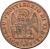 obverse of 1 Centesimo (1849) coin with KM# 807 from Italian States. Inscription: GOVERNO PROVVISORIO DI VENEZIA *
