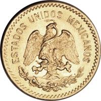 obverse of 10 Pesos - Hidalgo (1905 - 1996) coin with KM# 473 from Mexico. Inscription: ESTADOS UNIDOS MEXICANOS