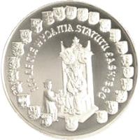 Poland coin 10 Złotych - J. Laski (2006) reverse reverse of 10 Złotych - J. Laski (2006) coin with Y# 890 from Poland.