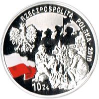 Poland coin 10 Złotych - Polish Scouting (2010) obverse obverse of 10 Złotych - Polish Scouting (2010) coin with Y# 726 from Poland. Inscription: RZECZPOSPOLITA POLSKA 2010 10 ZŁ