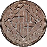 Spain coin 4 Quartos - Joseph I (1808 - 1814) obverse obverse of 4 Quartos - Joseph I (1808 - 1814) coin with KM# 67 from Spain.