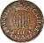 reverse of 3 Quartos - Fernando VII (1810 - 1814) coin with KM# 115 from Spain. Inscription: PRINCIP · CATHAL · III · QUAR