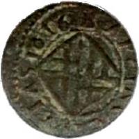 Spanish States coin 1 Ardite - Felipe III (1612 - 1621) reverse reverse of 1 Ardite - Felipe III (1612 - 1621) coin with KM# 13 from Spanish States. Inscription: BARCINO CIVITAS