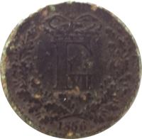 Denmark coin 1 Skilling Rigsmont - Frederik VII (1856 - 1863) obverse obverse of 1 Skilling Rigsmont - Frederik VII (1856 - 1863) coin with KM# 763 from Denmark. Inscription: F VII 1865