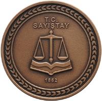 Turkey coin 20 Lira - Court of Accounts (2012) obverse obverse of 20 Lira - Court of Accounts (2012) coin with KM# 1286 from Turkey. Inscription: T.C. SAYIŞTAY 1862