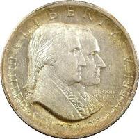 United States coin 1/2 Dollar - Sesquicentennial of American Independence (1926) obverse obverse of 1/2 Dollar - Sesquicentennial of American Independence (1926) coin with KM# 160 from United States. Inscription: LIBERTY IN GOD WE TRUST UNITED. STATES. OF. AMERICA.