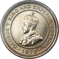 obverse of 5 Cents - George V (1911 - 1936) coin with KM# 16 from Belize. Inscription: GEORGE V KING AND EMPEROR OF INDIA · 1936 ·