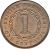 reverse of 1 Cent - George V (1914 - 1936) coin with KM# 19 from Belize. Inscription: BRITISH HONDURAS 1 · ONE CENT 1919 ·