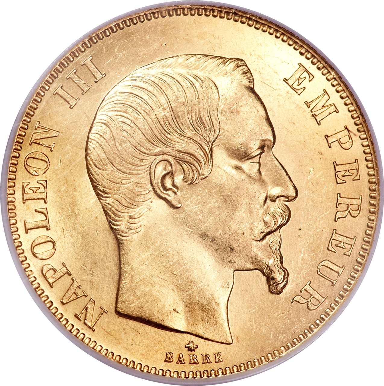 50 Francs - Napoleon III (1855-1860) France KM# 785 ...