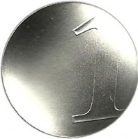 France coin 1 Franc - The Last Franc (2001) reverse reverse of 1 Franc - The Last Franc (2001) coin with KM# 1290 from France. Inscription: 1