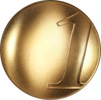 France coin 1 Franc - Last Franc (2001) obverse obverse of 1 Franc - Last Franc (2001) coin with KM# 1290a from France. Inscription: 1