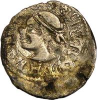 Hungary coin 1 Denar - Louis I (1373 - 1382) obverse obverse of 1 Denar - Louis I (1373 - 1382) coin with EH# 432 from Hungary. Inscription: + MONETA LODOVICI