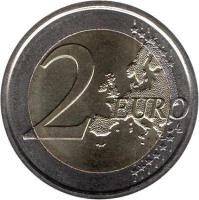 Vatican City coin 2 Euro - Benedict XVI - World Meeting of Families (2012) reverse reverse of 2 Euro - Benedict XVI - World Meeting of Families (2012) coin with KM# 435 from Vatican City. Inscription: 2 EURO LL