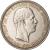 obverse of 5 Drachmai - George I (1901) coin with KM# 9 from Crete. Inscription: ΠPIΓKHΨ ΓEΩPΓIOΣ THΣ EΛΛAΔOΣ YΠATOΣ APMOΣTHΣ EN KPHTH 1901