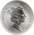 obverse of 1 Dollar - Elizabeth II - Kangaroo - Kangaroo Silver Bullion; 3'rd portrait (1998) coin with KM# 365 from Australia. Inscription: ELIZABETH II AUSTRALIA 1998 RDM