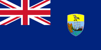 Saint Helena British colony flag