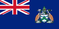 Saint Helena and Ascension British colony flag