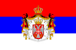 Serbia Kingdom flag