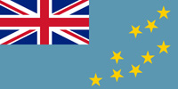 Tuvalu Republic flag