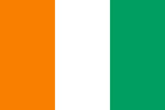 Ivory Coast Republic flag
