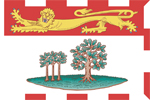 Canadian provinces Prince Edward Island flag