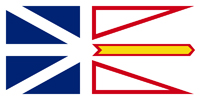 Canadian provinces Newfoundland flag