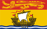 Canadian provinces New Brunswick flag