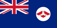 Straits Settlements British colony flag