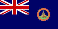 Ceylon British colony flag