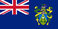 Pitcairn Islands British colony flag