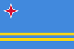 Aruba Dutch colony flag