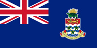 Cayman Islands British colony flag