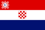 Croatia German occupation flag