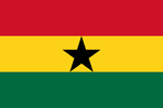Ghana Republic flag
