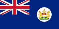 Hong Kong British colony flag