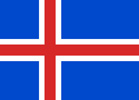 Iceland Kingdom flag