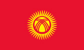 Kyrgyzstan Republic flag