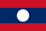 Laos People's Democratic Republic flag