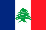 Lebanon French mandate flag